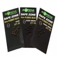 Korda 4mm Brown Rubber Beads