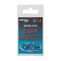 Drennan Barbless Carp Maggot Hooks Size 14