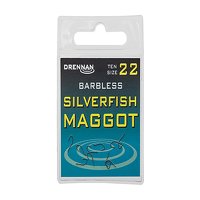 Drennan Barbless Silverfish Maggot Hooks Size 18
