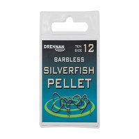 Drennan Barbless Silverfish Pellet Hooks Size 16