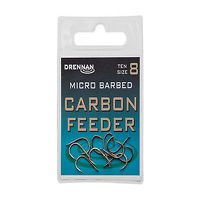 Drennan Micro Barbed Carbon Feeder Hooks Size 10