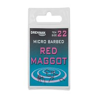 Drennan Micro Barbed Red Maggot Hooks Size 16