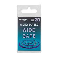 Drennan Micro Barbed Wide Gape Hooks Size 12