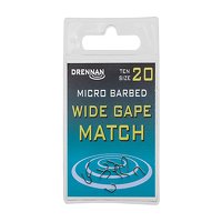 Drennan Micro Barbed Wide Gape Match Hooks Size 14