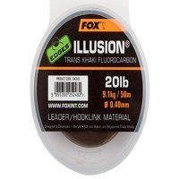 Fox 0.50mm Illusion Trans Khaki Leader (CAC604)