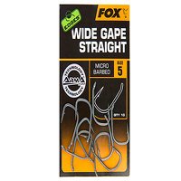 Fox Edges Size 6 Barbed Wide Gape Straight Hook (C...