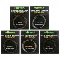 Korda Dark Matter Ring Swivel Leader Clay - 30lb