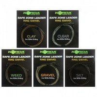 Korda Dark Matter Ring Swivel Leader Weed - 30lb