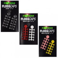 Korda Floss Caps - Pink/Yellow