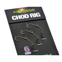 Korda Size 10 Short Barbed Chod Rig - 15lb