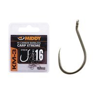 Middy KM-3 Carp Xtreme Eyed Hook - Size 18 