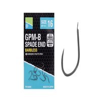 Preston Innovations GPM-B Spade End Barbless Hook - Size 18